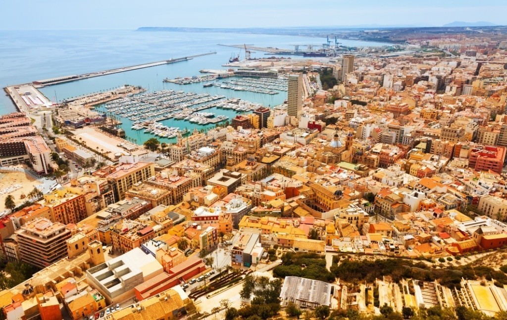 Vista aérea de Alicante