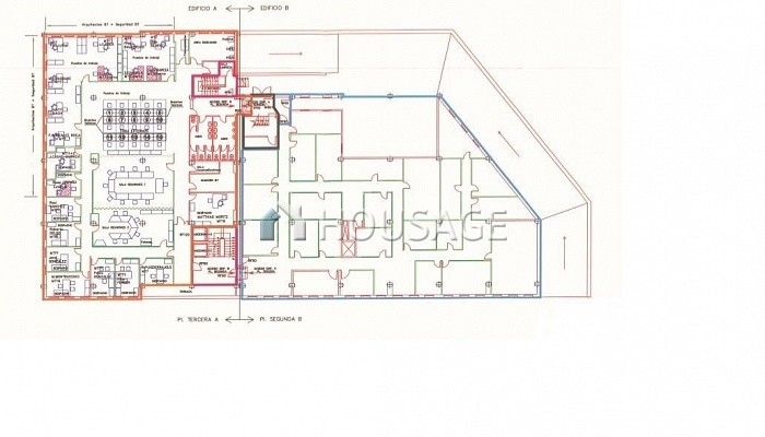 Oficina de 70 habitaciones en venta en San Justo Desvern, 4511 m²