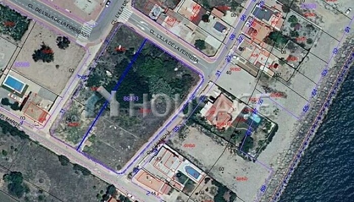 2.332m2-urban Land Residential for 262.000€ located on carabona street (Burriana)