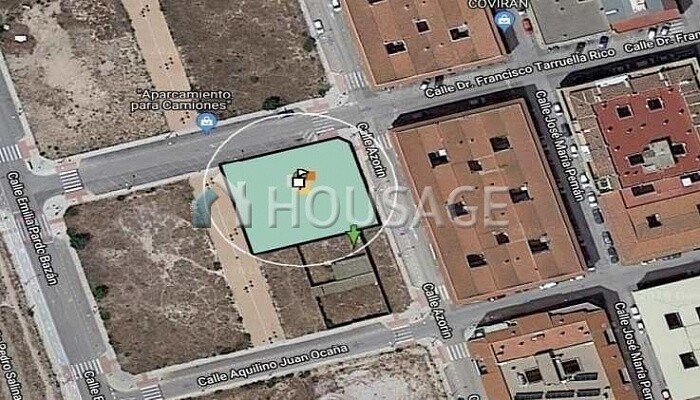 Urban Land Residential for sale for 345.840€ with 825m2 in jose maria peman street (Villena)