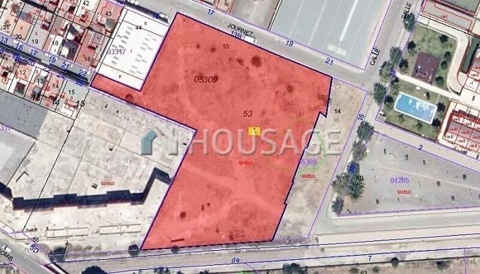 4.389m2 residential Land for Development for 552.000€ on sector parque de carcaixent street. Carcaixent