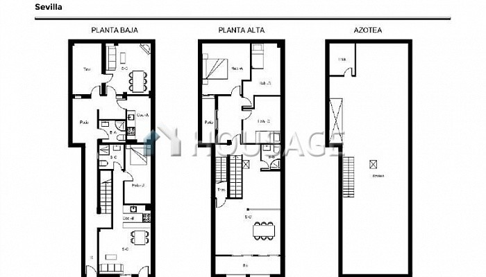 Adosado de 5 habitaciones en venta en Sevilla, 142 m²