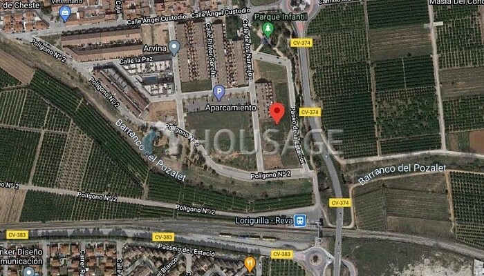155m2-urban Land Residential for sale located on naranjos street (Loriguilla) for 16.974€