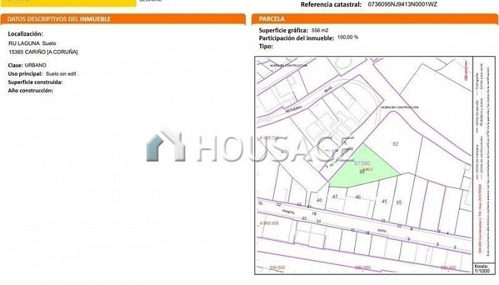 99m2-residential Land for Development in laguna street (Cariño) for 21.736€
