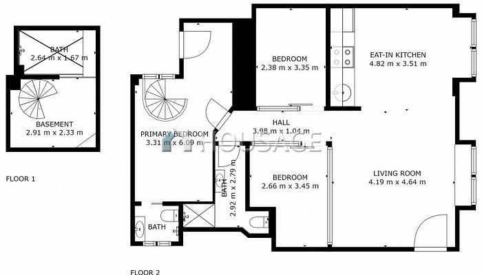 Piso de 3 habitaciones en venta en Madrid, 120 m²